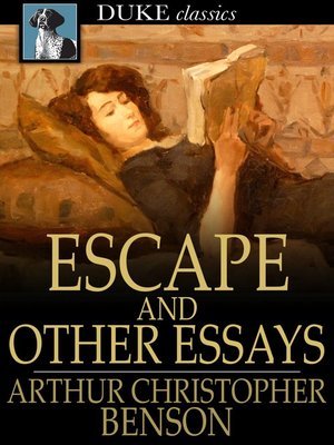 Escape and Other Essays - ebook
